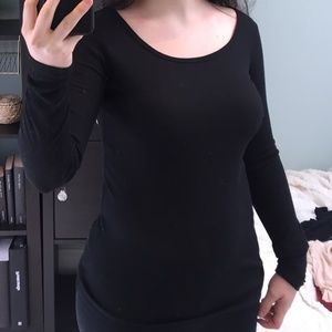 Black Long Sleeve Top